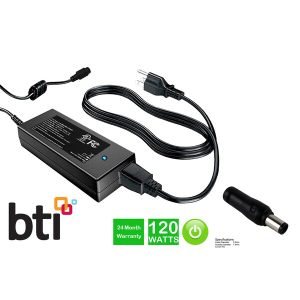 Battery Technology 19V/120W Ac Adapter W/ C129 Tip For Various Oem Notebook Models AC-19120129